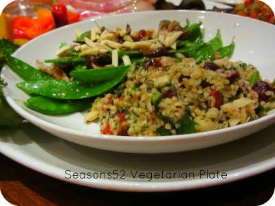Seasons52 Vegetarian Plate