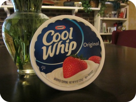 COOL WHIP CONTAINER