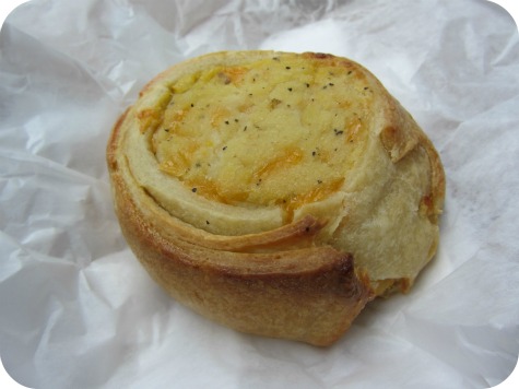 Potato and Cheddar Knish