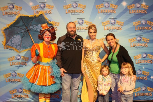 Family Picture at Circus Watermarked