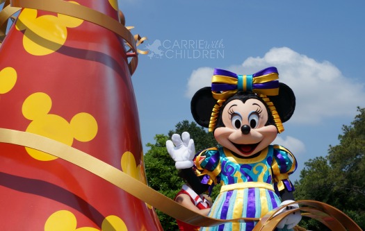 Minnie Mouse in a Parade at Walt Disney World